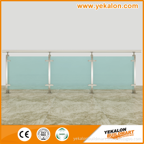 Yekalon 2016 Hot Sale Stainless Steel Glass Railing for Balcony and Porch From China